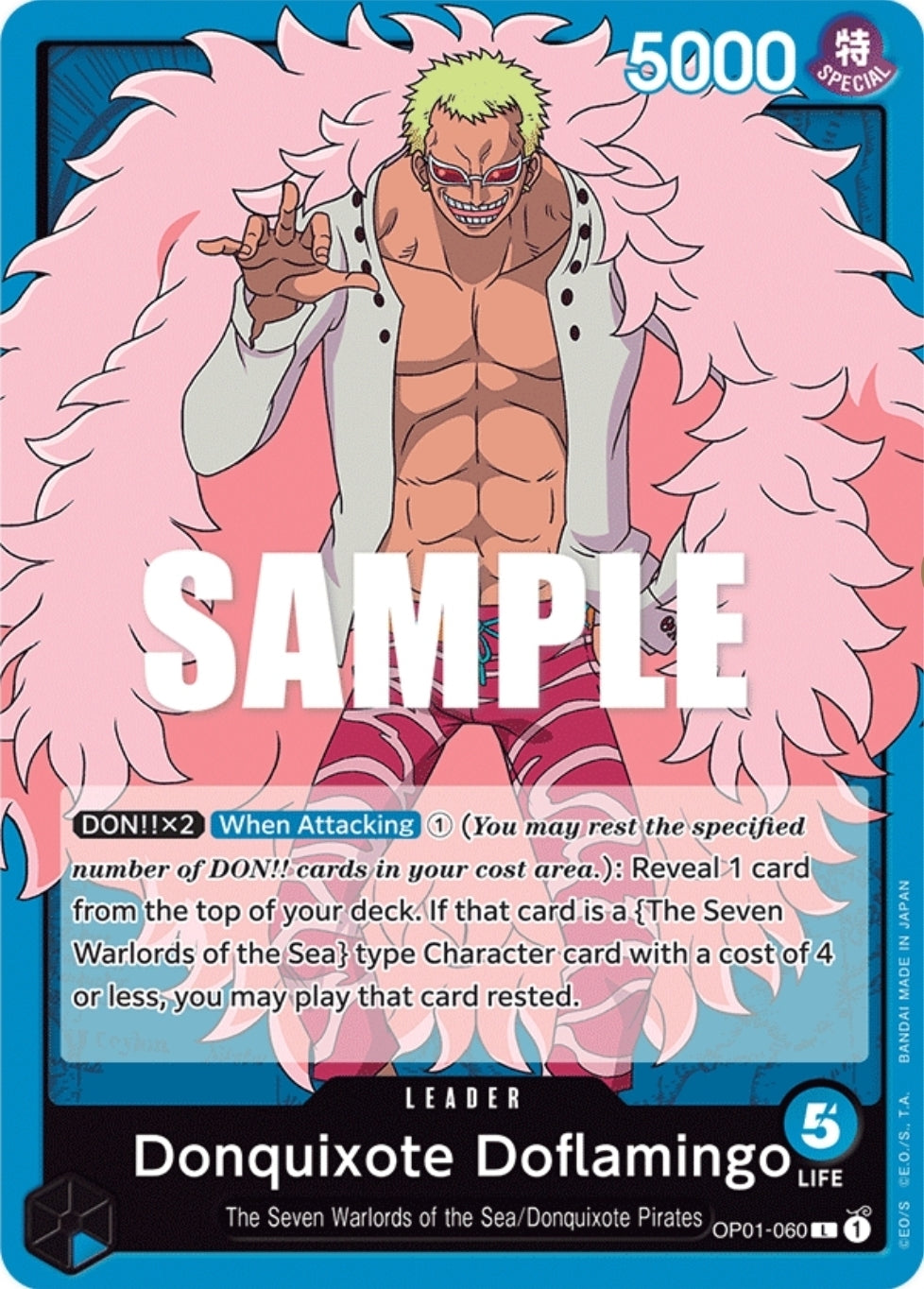 OP01-060 | L | LEADER Donquixote Doflamingo