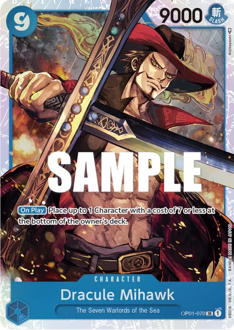 OP01-070 | SR | CHARACTER Dracule Mihawk