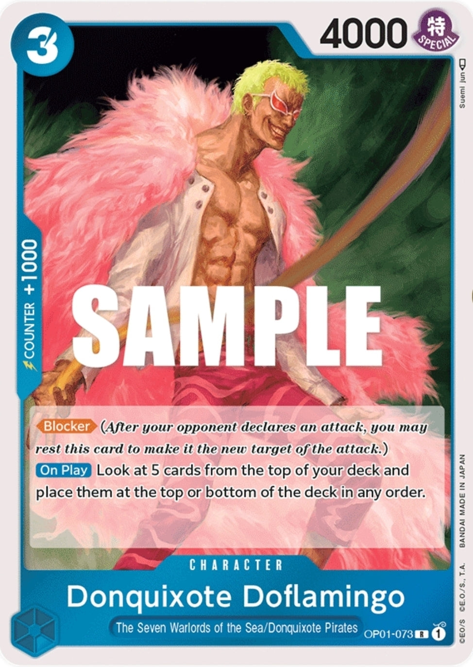 OP01-073 | R | CHARACTER Donquixote Doflamingo