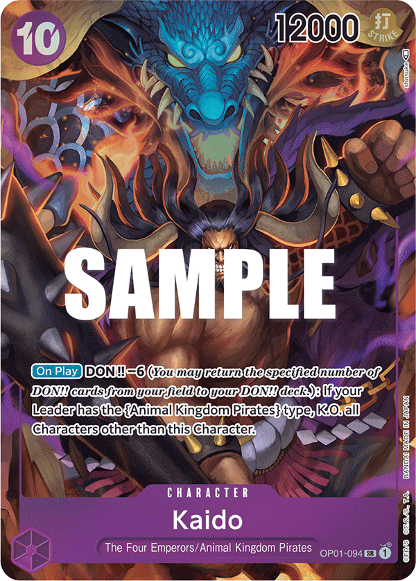 OP01-094 | SR | CHARACTER Kaido Alternate art