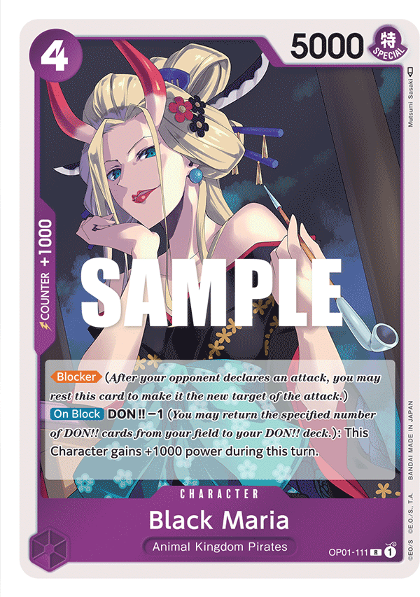 OP01-111 | R | CHARACTER Black Maria