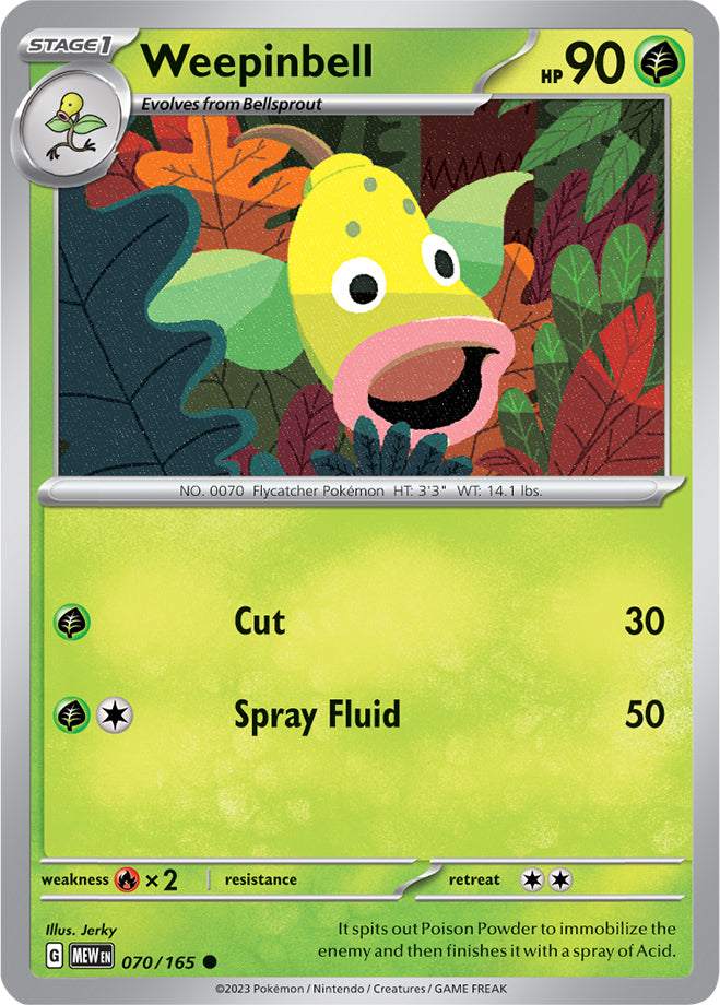 Scarlet & Violet-151 070/165 Weepinbell Reverse Holo