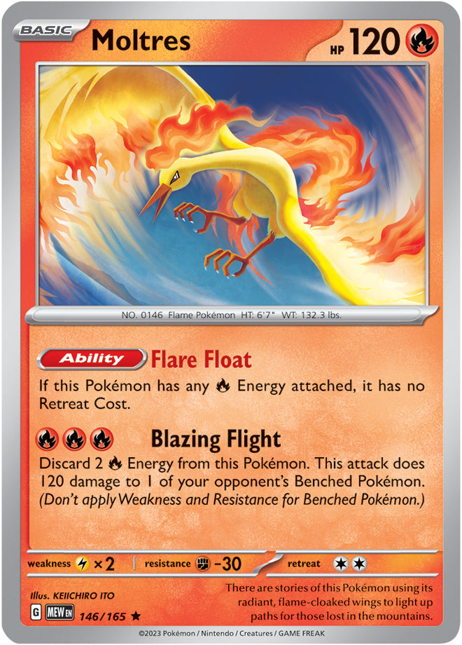 Scarlet & Violet-151 146/165 Moltres Holo