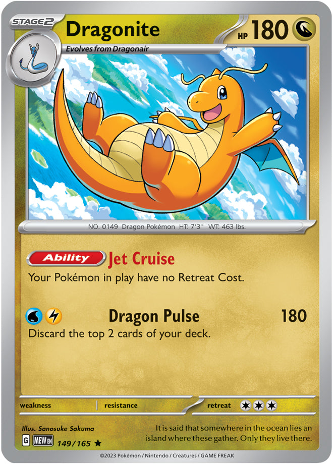 Scarlet & Violet-151 149/165 Dragonite Holo