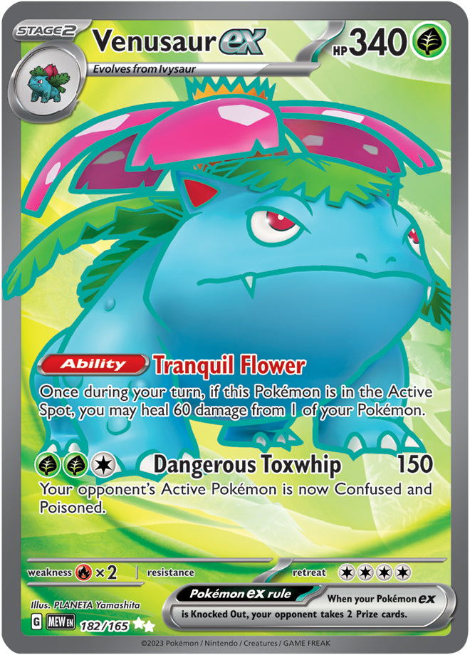 Scarlet & Violet-151 182/165 Venusaur ex