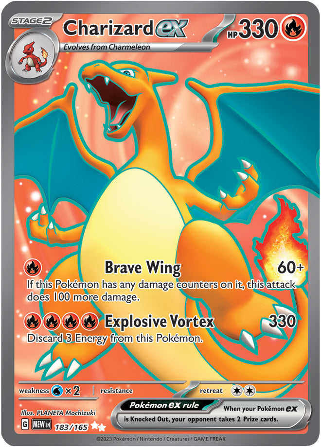 Scarlet & Violet-151 183/165 Charizard ex