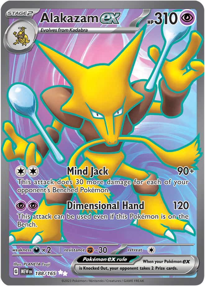 Scarlet & Violet-151 188/165 Alakazam ex