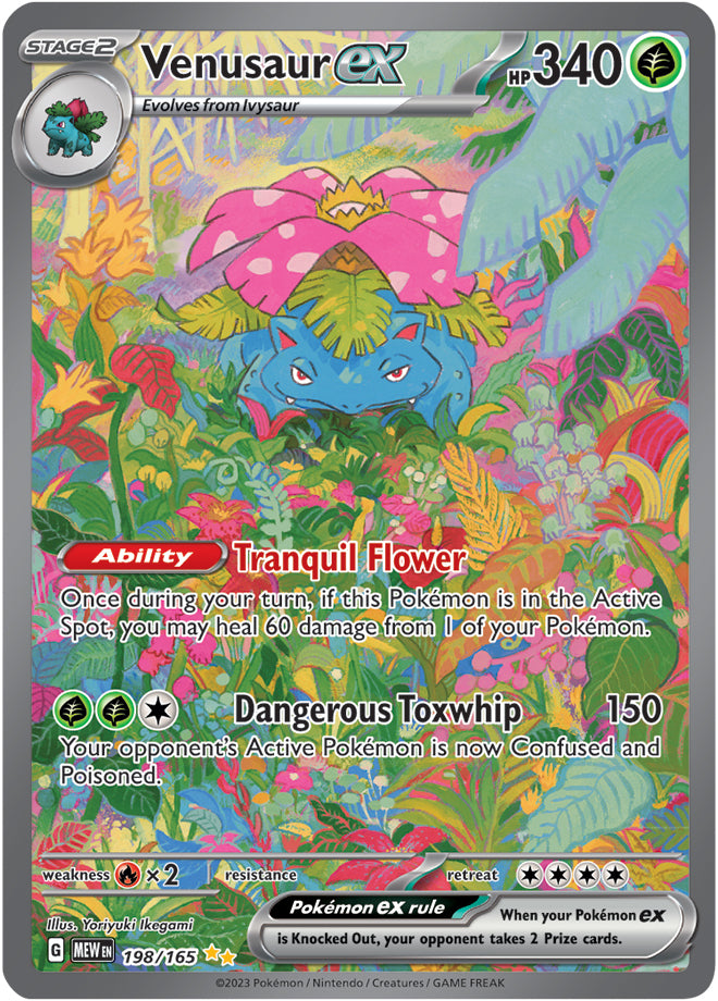 Scarlet & Violet-151 198/165 Venusaur ex