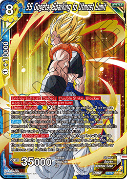 Zenkai Series BT22-137 SS Gogeta, Sparking to Utmost Limit