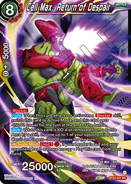 Zenkai Series BT22-027 Cell Max, Return of Despair