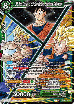 Zenkai Series BT22-066 SS Son Gohan & SS Son Goten, Emotions Delivered