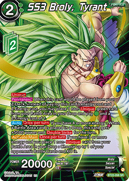 Zenkai Series BT22-058 SS3 Broly, Tyrant