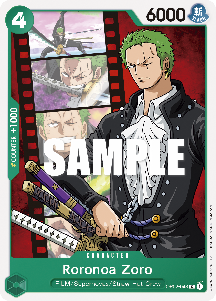 OP02-043 | C | CHARACTER Roronoa Zoro