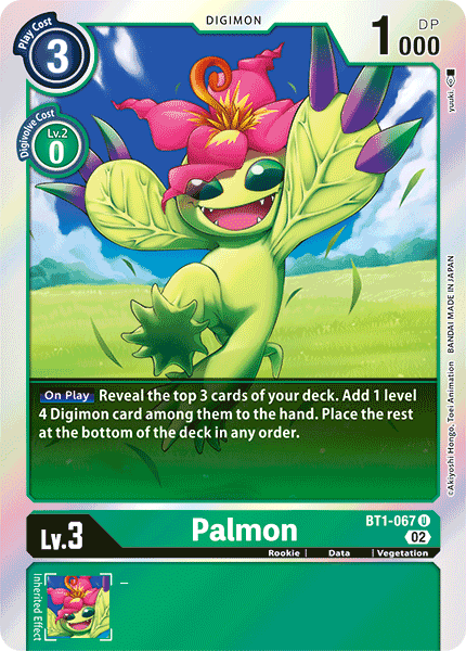 Resurgence Booster BT1-067 Palmon Alternative Art