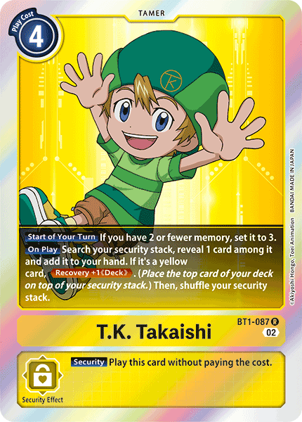 Resurgence Booster BT1-087 T.K. Takaishi Alternative Art