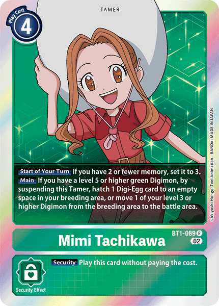 Resurgence Booster BT1-089 Mimi Tachikawa  Alternative Art