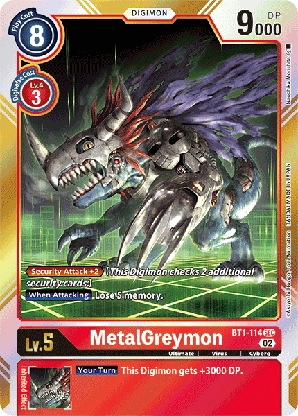 Resurgence Booster BT1-114 MetalGreymon Alternative Art