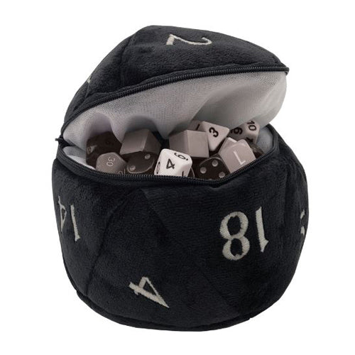 Ultra Pro - D20 Plush Dice Bag - Black