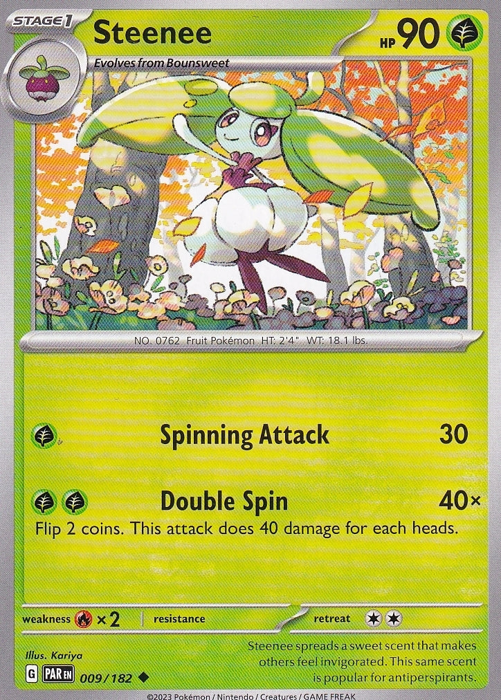 Scarlet & Violet Paradox Rift 009/182 Steenee