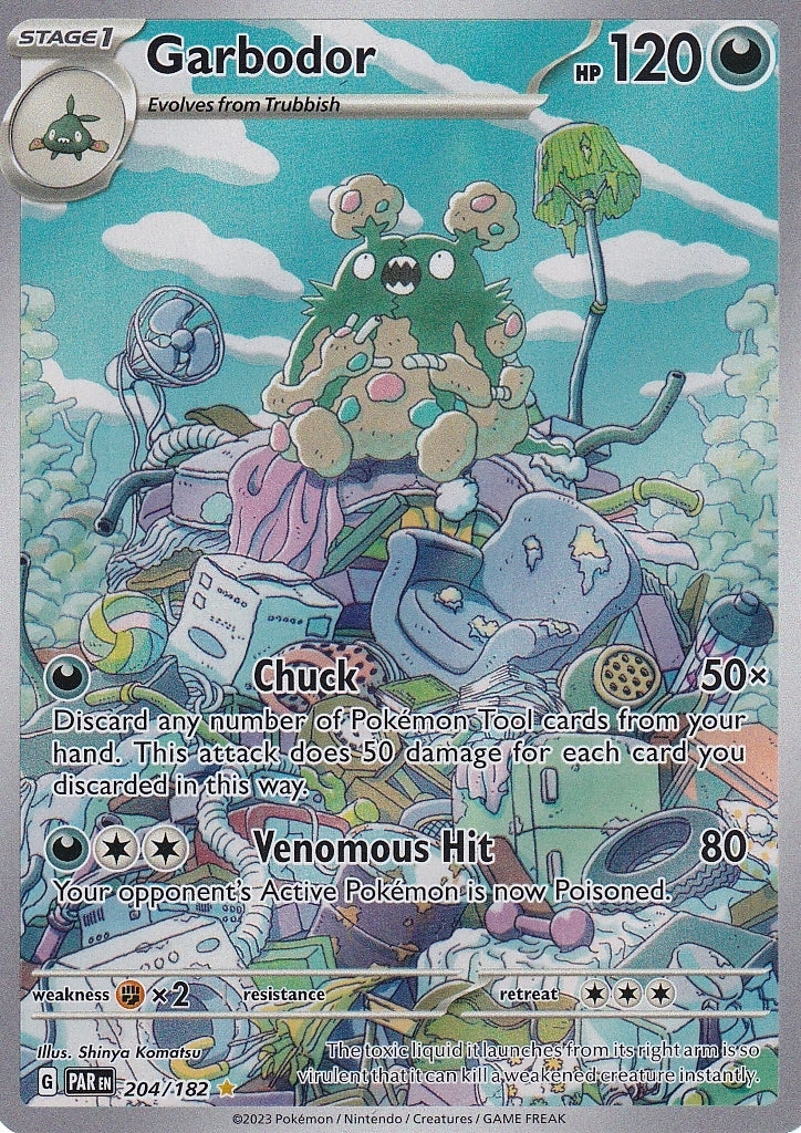 Scarlet & Violet Paradox Rift 204/182 Garbodor