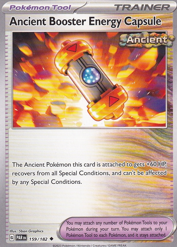 Scarlet & Violet Paradox Rift 159/182 Ancient Booster Energy Capsule