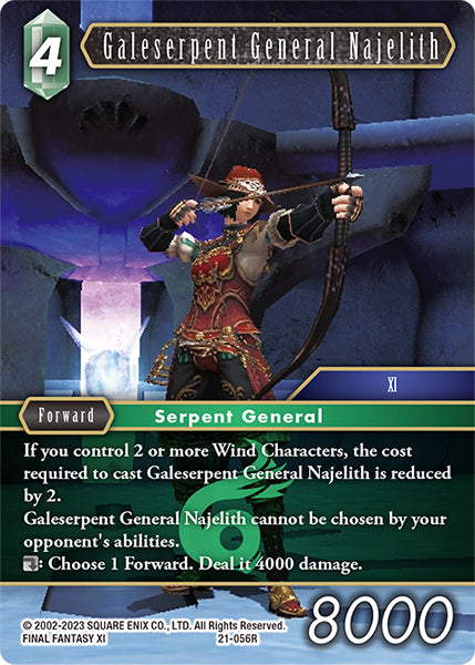 Final Fantasy Opus XXI - 21-056 Galeserpent General Najelith