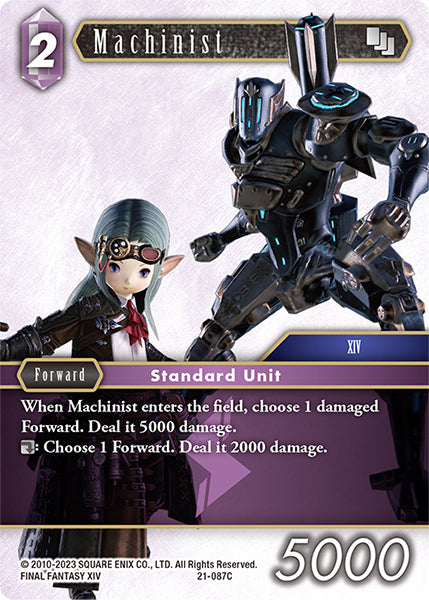 Final Fantasy Opus XXI - 21-087 Machinist Foil