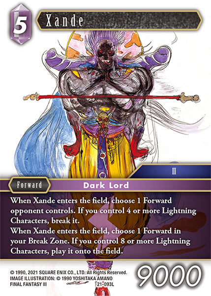 Final Fantasy Opus XXI - 21-093 Xande Foil