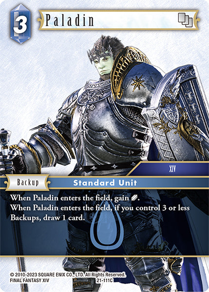 Final Fantasy Opus XXI - 21-111 Paladin Foil