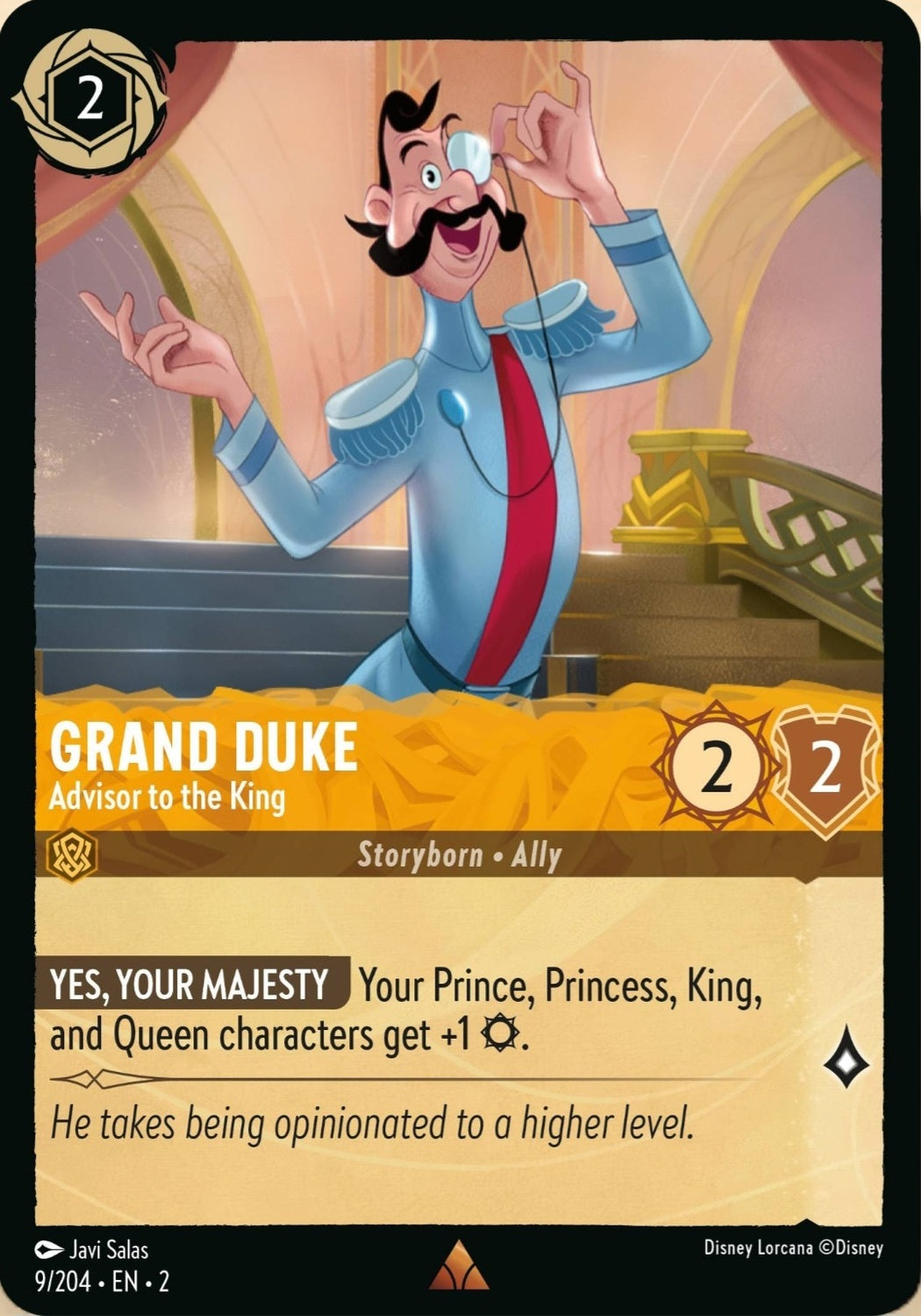 Disney Lorcana Rise Of The Floodborn 009/204 GRAND DUKE Advisor to the King