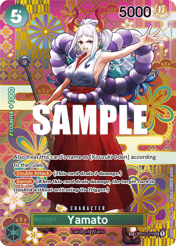 OP01-121 | SP card | CHARACTER Yamato