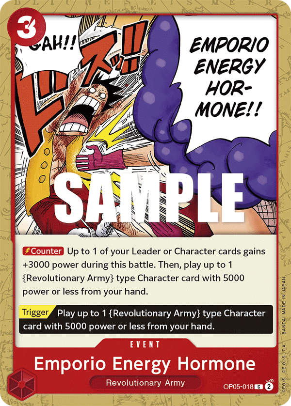 OP05-018 | C | EVENT Emporio Energy Hormone