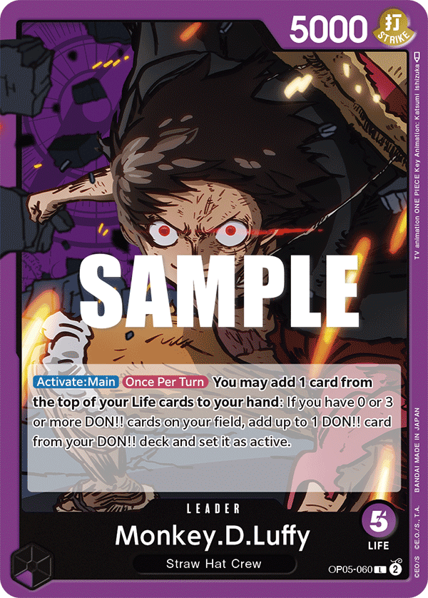 OP05-060 | L | LEADER Monkey D. Luffy