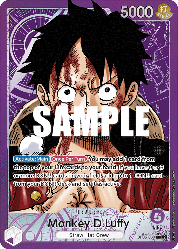 OP05-060 | L | LEADER Monkey D. Luffy (Parallel)