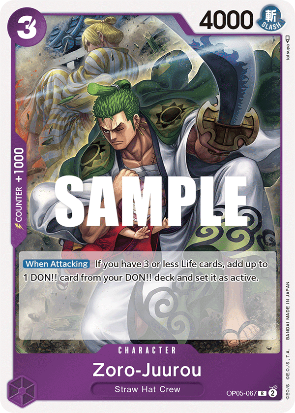 OP05-067 | R | CHARACTER Zoro-Juurou