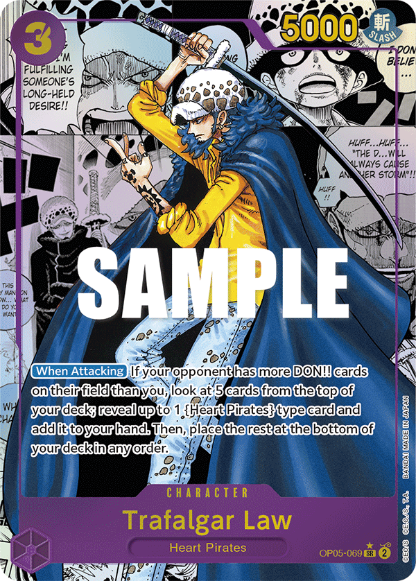 OP05-069 | SR | CHARACTER Trafalgar Law Manga