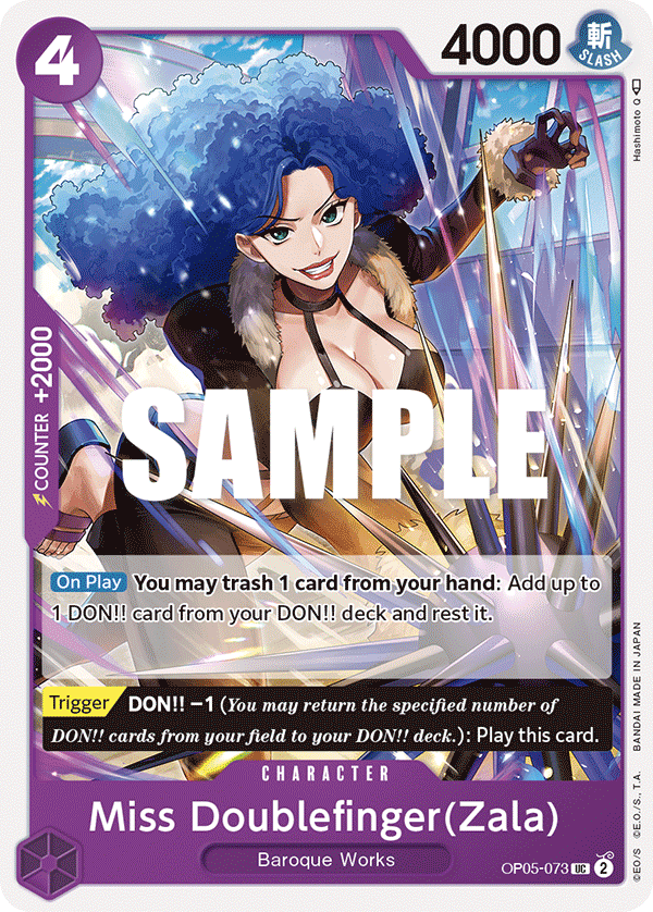 OP05-073 | UC | CHARACTER Miss Doublefinger (Zara)