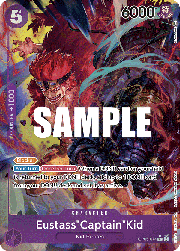 OP05-074 | SR | CHARACTER Eustass"Captain"Kid (Parallel)