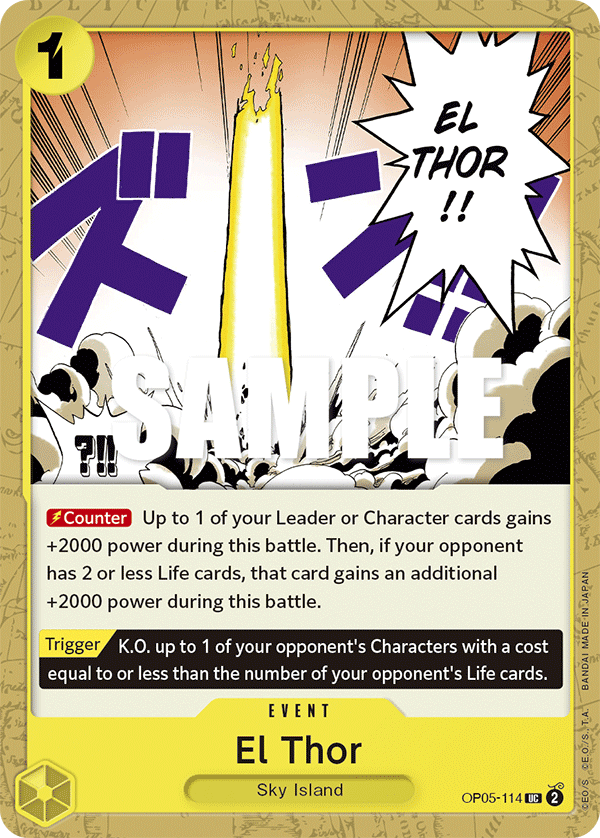 OP05-114 | UC | EVENT El Thor