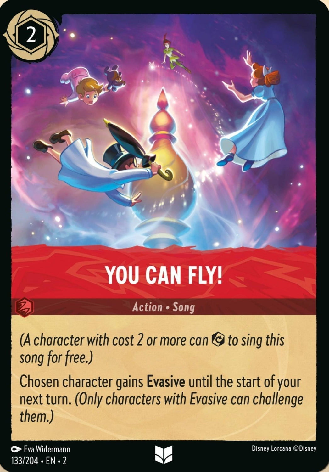 Disney Lorcana Rise Of The Floodborn 133/204 YOU CAN FLY!