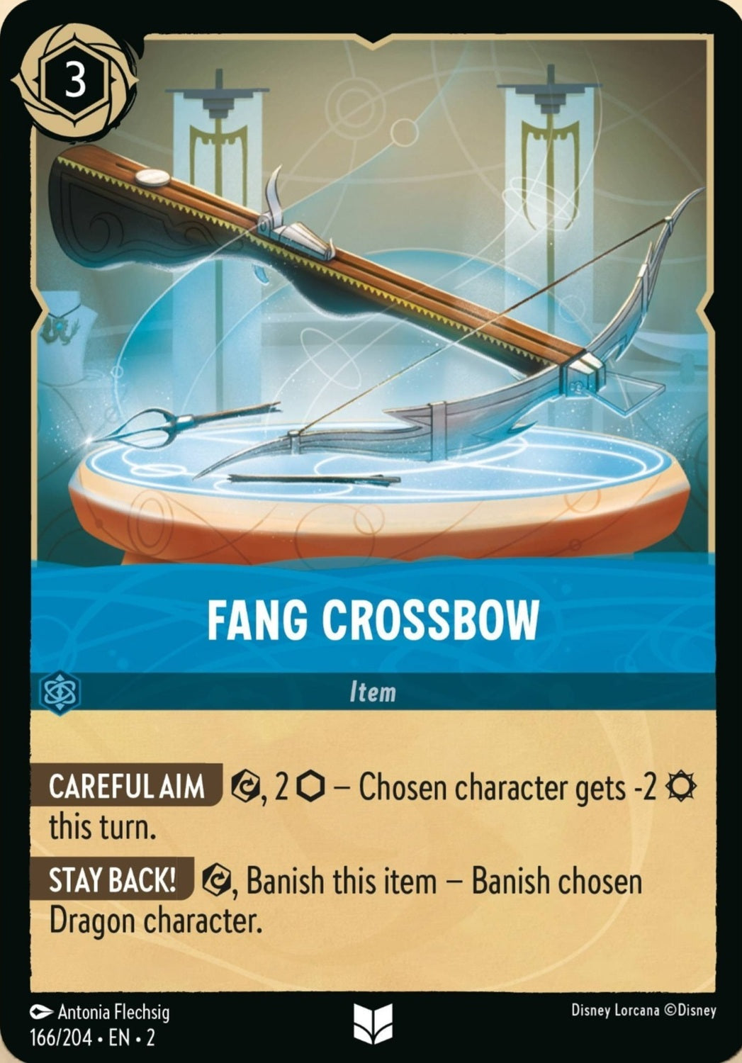 Disney Lorcana Rise Of The Floodborn 166/204 FANG CROSSBOW