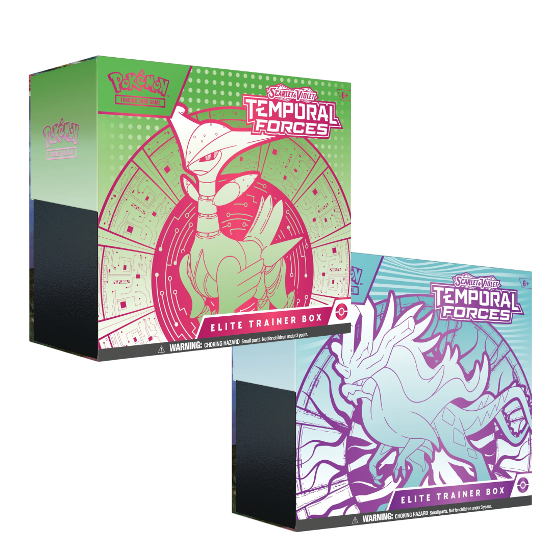 Pokémon TCG Scarlet & Violet 5 - Temporal Forces Elite Trainer Box Bundle