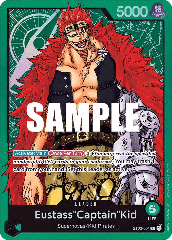 ST02-001 Eustass"Captain"Kid