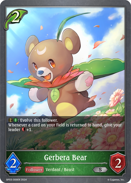 Flame of Laevateinn BP03-009 Gerbera Bear