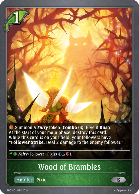 Flame of Laevateinn BP03-011 Wood of Brambles Premium Foil