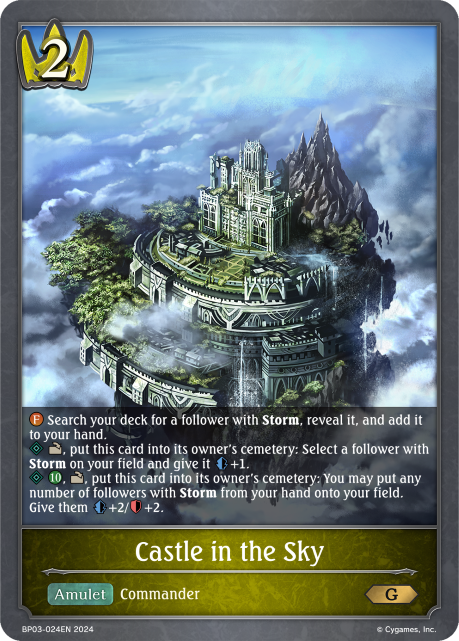 Flame of Laevateinn BP03-024 Castle in the Sky Foil