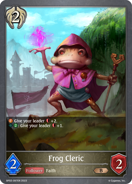 Reign of Bahamut BP02-097 Frog Cleric