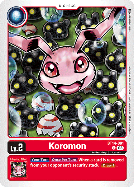 Blast Ace BT14-001 Koromon