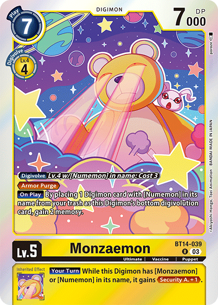 Blast Ace BT14-039 Monzaemon