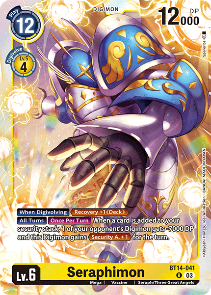 Blast Ace BT14-041 Seraphimon